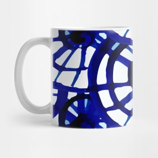 Shibori Curly Maze Mug